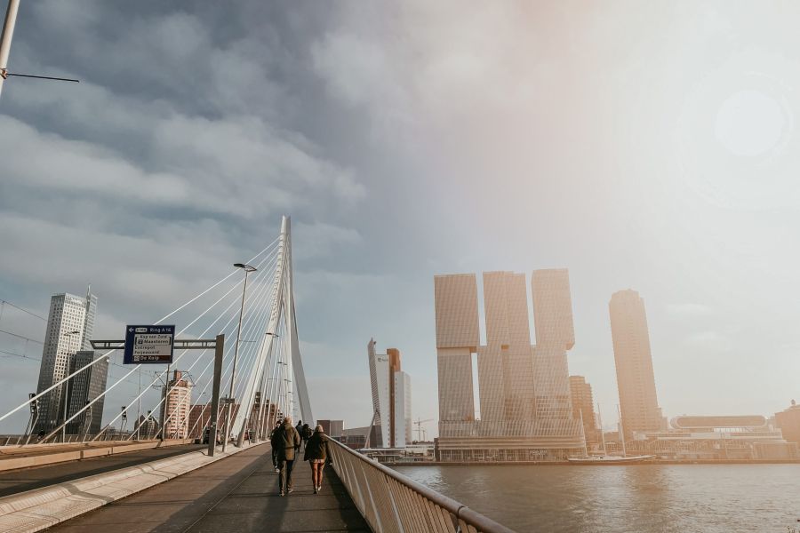 stad skyline brug