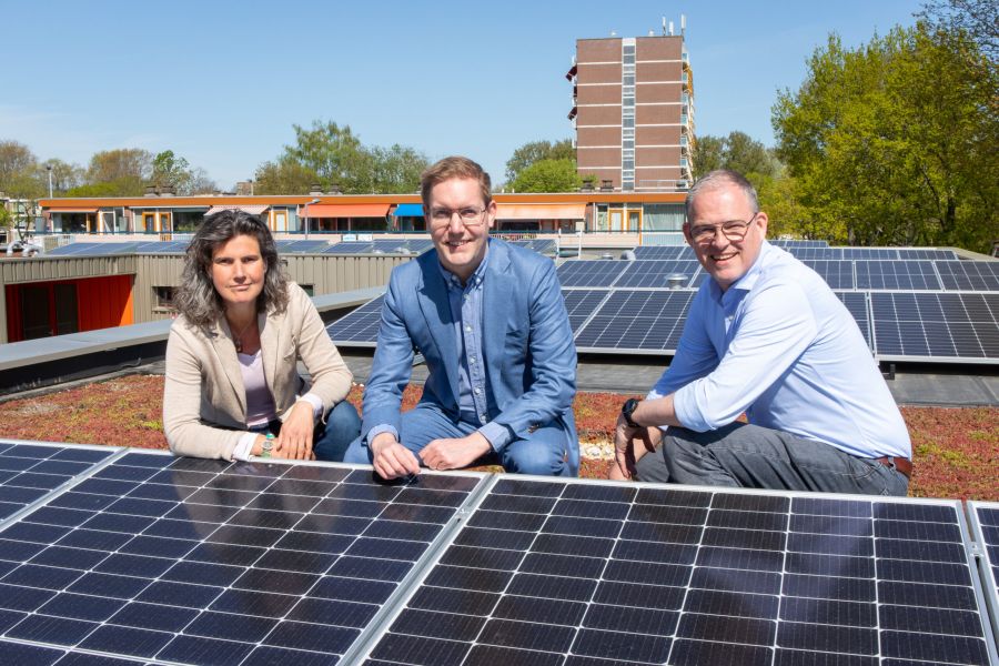 Zonnepanelen bij Pameijer