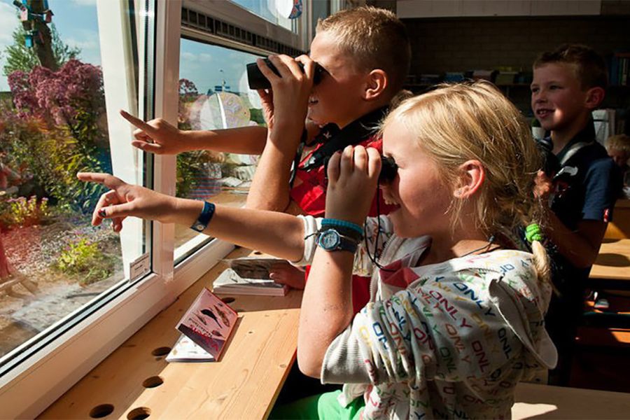 Tel samen de vogels op het schoolplein! Vrijdag 25 januari