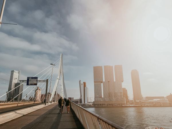 stad skyline brug