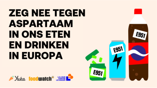 Mogelijk kankerverwekkende zoetstof aspartaam moet verboden worden in EU
