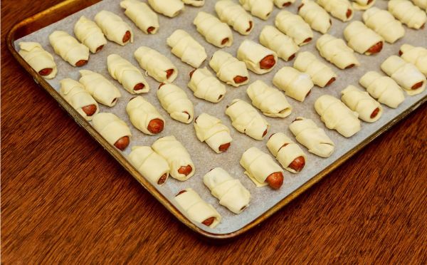 Worstenbroodjes maken 'Met je hart'