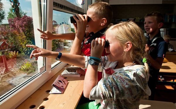Tel samen de vogels op het schoolplein! Vrijdag 25 januari