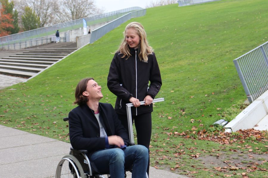 twee studenten van de TU Delft